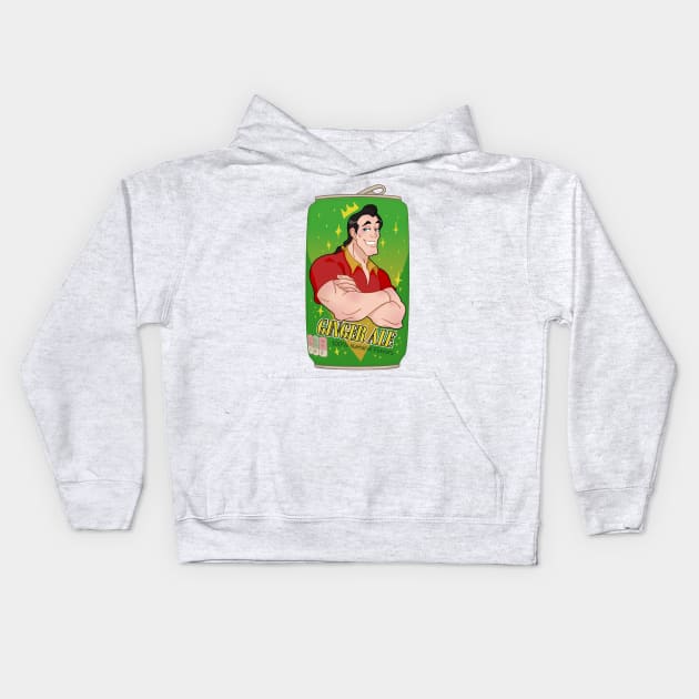 Ginger Ale Kids Hoodie by Mo-Machine-S2